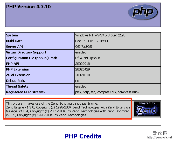 IIS+Php+Mysql+zend 整合教程（图）